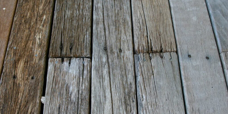 Graying Wood Deck