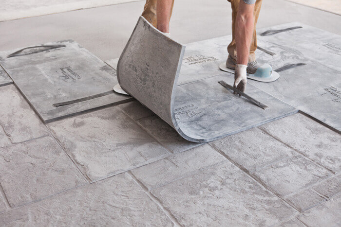 How Imprinted Stamped Concrete For Patio Is Made