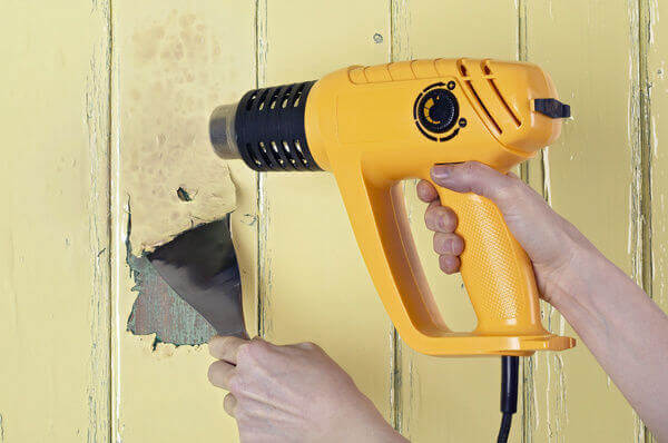 Scrape Paint From Wood With Heat Gun