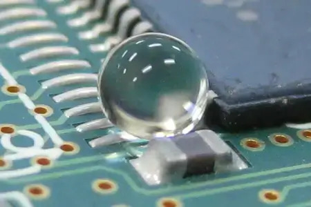 Efecto Loto En Placa Chip Electronico (1)